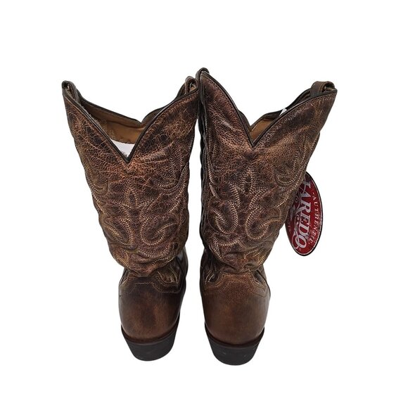 Laredo Men's 68442 Brown BRYCE Cowboy Western Boot Brown Size 9D - Picture 3 of 7